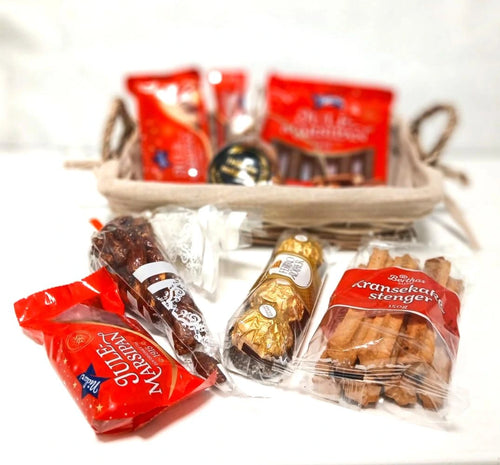Christmas Gift Fruit & Marzipan – Elegant Gift Box for Businesses