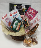 Bedrifts Gourmet Gavekurv med Spekemat og Snacks