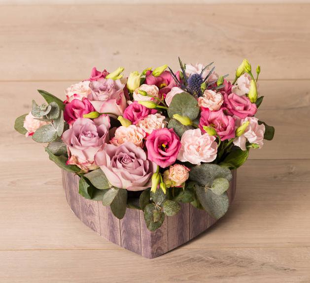 Blomster i hjerteskålen