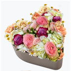 Blomster i hjerteskålen