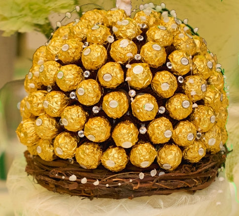 Bukett med Ferrero Rocher