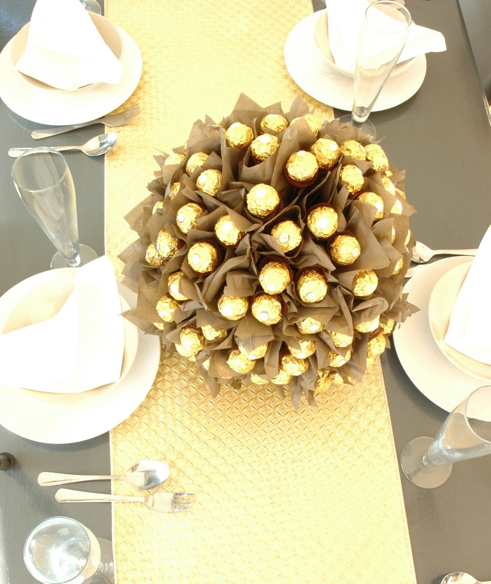 Bukett med Ferrero Rocher