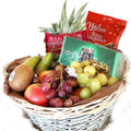 Fruktkurv med Julegodt