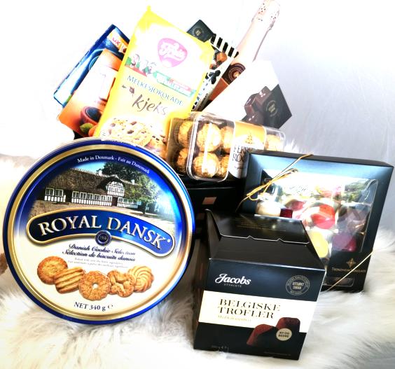 Gift basket chocolate and Musserende