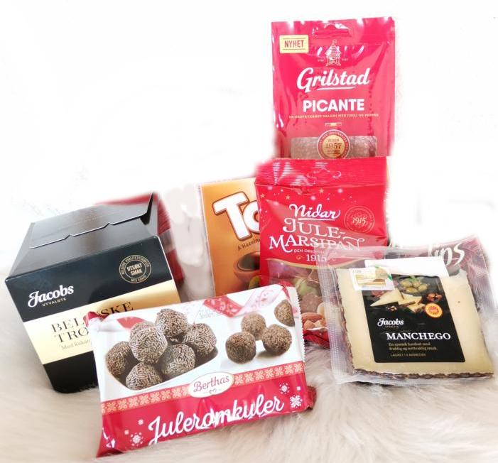 God jul gaver på døra