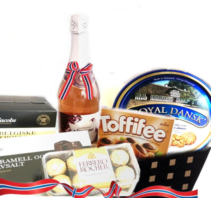 Gratulerer Norge gavekurv