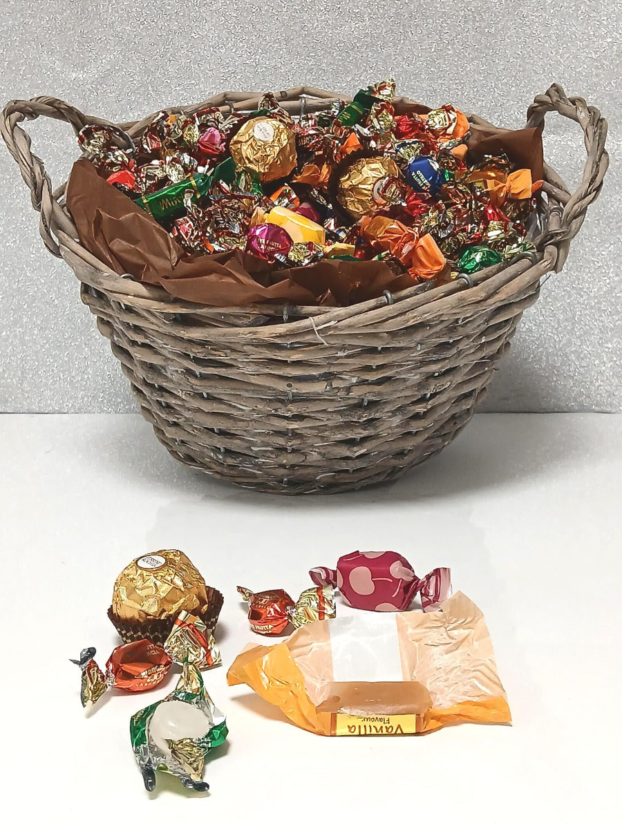 Halal Sjokoladekurv som gave 2000g