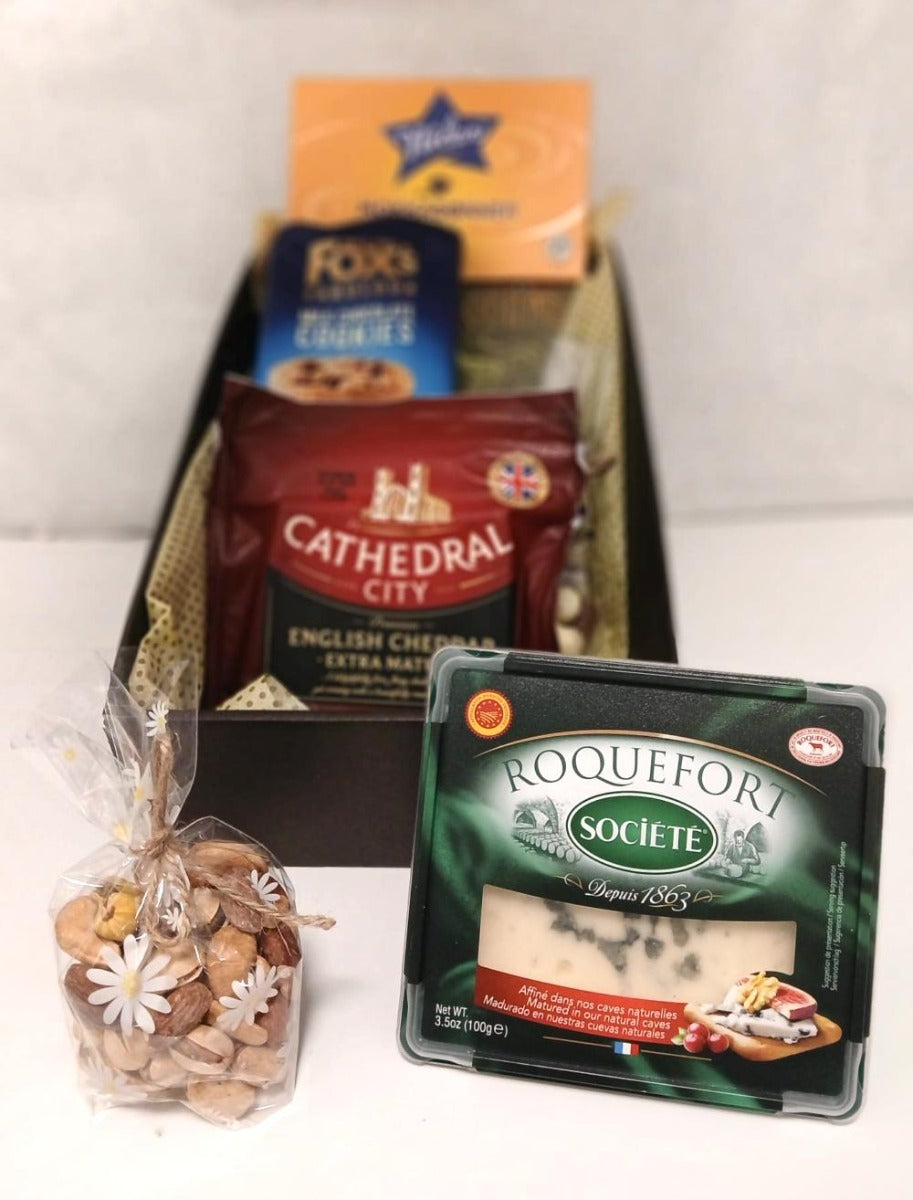 Kjøttfri Ostekurv med snacks