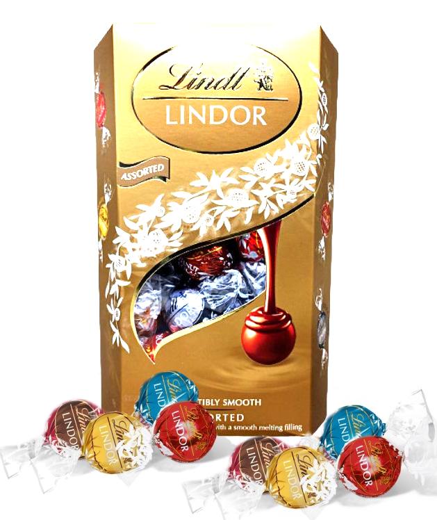 Lindor Sjokolade assorterte konfekt gave