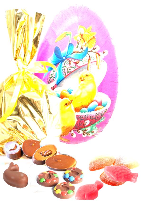 Påskeegg Sjokolade, Smågodt og Marsipan