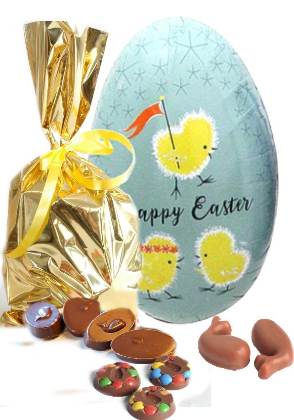 Påskeegg med Sjokolade og Marsipan