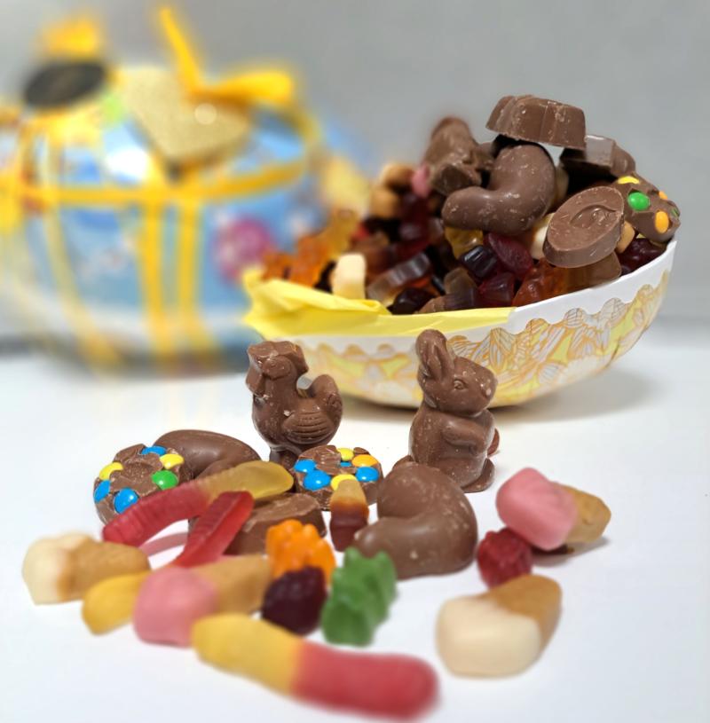 Påskeegg Sjokolade, Smågodt og Marsipan