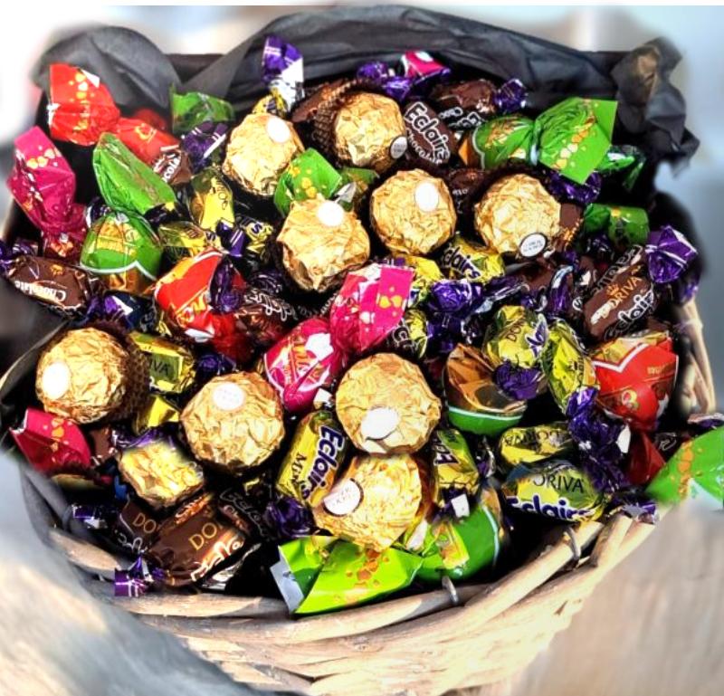 Halal Sjokoladekurv som gave 2000g