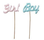 Stick boy and girl Gave til nyfødt